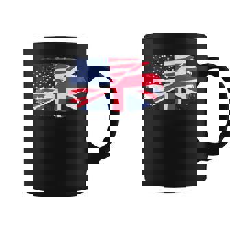 アメリカの国旗-ユニオンジャック-イギリスの国旗 Usa Flag Union Jack Uk Flag コーヒーマグ - Kawaiitshirt