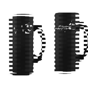 イスラム教のシンボル イスラム教のイスラム教徒のサイン ハートビート イスラム教の三日月形 コーヒーマグ - Kawaiitshirt