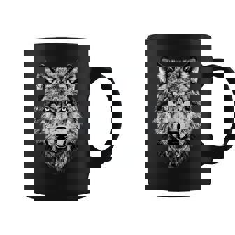 オオカミのモチーフ オオカミが大好き オオカミの群れ オオカミの犬 野生のオオカミ コーヒーマグ - Kawaiitshirt