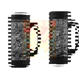 カエル 演奏 ベース ギター ロック オン ヴィンテージ ロック ギタリスト カエル コーヒーマグ - Kawaiitshirt