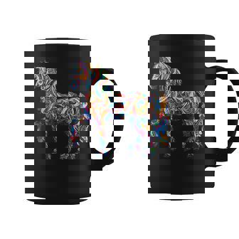 カラフルな抽象的な馬 コーヒーマグ - Kawaiitshirt