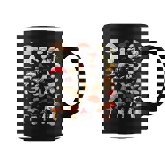 キッズ キノコ コラージュ 菌類 コーヒーマグ - Kawaiitshirt
