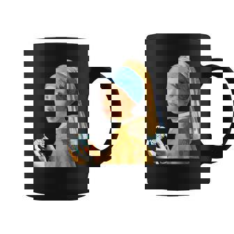 ゲーム モナリザ 面白いtシャツ ゲーマー ネタ 入り メンズ おもしろ 面白い 服 フェルメール グッズ コーヒーマグ - Kawaiitshirt