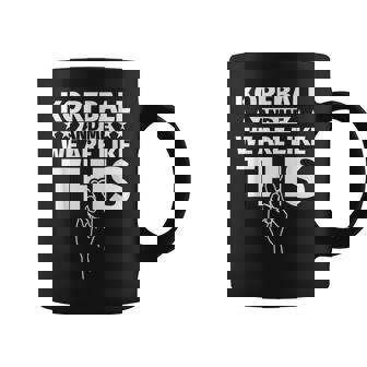 コーフボールと私、こんな感じです コーヒーマグ - Kawaiitshirt