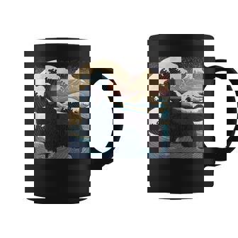 シュールレアリズム 日本画 ニューファンドランド 犬 コーヒーマグ - Kawaiitshirt