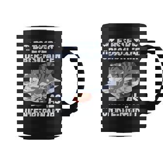 スリープシャツ猫、面白い、ドイツ語で コーヒーマグ - Kawaiitshirt