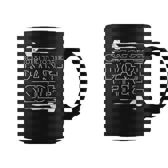 メンズ ダーツボード ダーツボード 面白いことわざダーツスポーツ コーヒーマグ - Kawaiitshirt