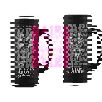 デイリークイーン 酪農家 牛 酪農 少女 ママ コケット コーヒーマグ - Kawaiitshirt