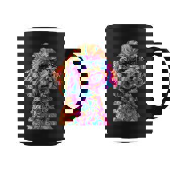 トイプードル愛好家デザイン ポップアート 面白いトイプードル 犬 長袖tシャツ コーヒーマグ - Kawaiitshirt