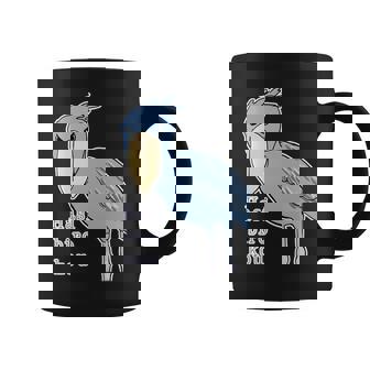 ハシビロコウさん『ビッグ プリント』青い鳥【どうぶつフレンズ】ゆるくて かわいい 動物園 長袖tシャツ コーヒーマグ - Kawaiitshirt