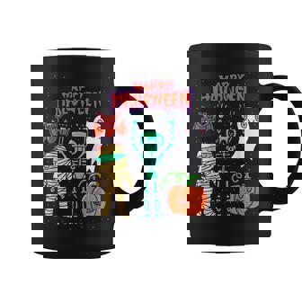 ハッピーハロウィン骨格かぼちゃかわいいゴーストキッズ男の子女の子 コーヒーマグ - Kawaiitshirt