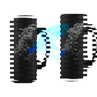ハワイアン トライバル シャーク ポリネシアン タトゥースタイル バケーション コーヒーマグ - Kawaiitshirt