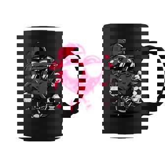 バレンタイン サッカー ハート ドリップ スポーツ 愛 バレンタインデー 男の子 コーヒーマグ - Kawaiitshirt