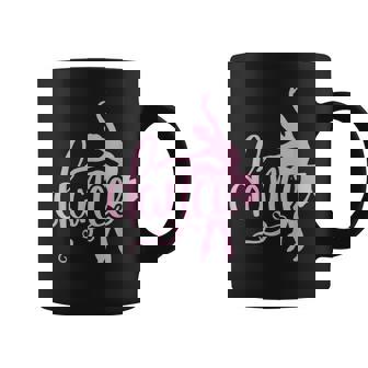 ピンクのバレエダンサー、スクリプトダンスレタリングデザイン。 コーヒーマグ - Kawaiitshirt