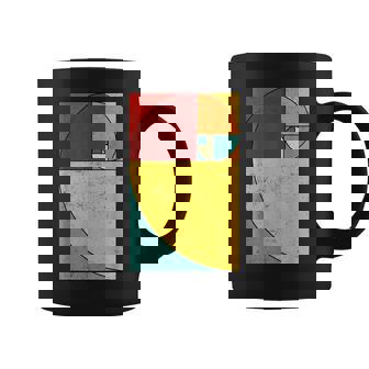 フィボナッチスパイラル幾何学アート コーヒーマグ - Kawaiitshirt