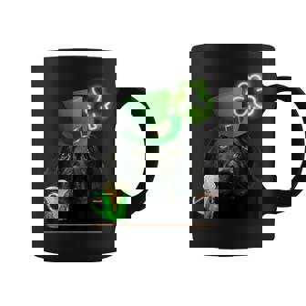 ブラックラボシャツ シャムロック アイリッシュドッグ 絵 聖パトリックス コーヒーマグ - Kawaiitshirt