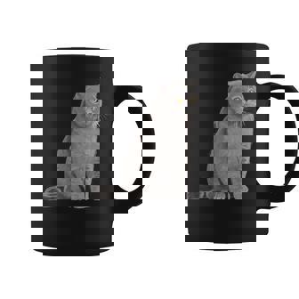 ブリティッシュショートヘアの猫 長袖tシャツ コーヒーマグ - Kawaiitshirt