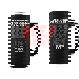 プロフェッショナル・ビーフ・ジャーキー・イーター 肉好き 長袖tシャツ コーヒーマグ - Kawaiitshirt