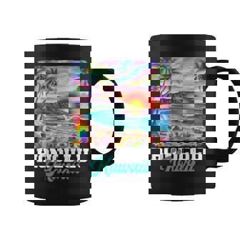 ホノルル ハワイ ハワイアン 波 ビーチ 夏 サーフィン レトロ コーヒーマグ - Kawaiitshirt