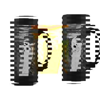 ポメラニアン 面白いtシャツ 犬 ムンクの叫び かわいい メンズ 子供 おもしろ 服 グッズ ネタ わんこ コーヒーマグ - Kawaiitshirt