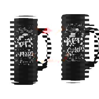 メリークリスマスライト サンタハット クリスマス ファミリー 男性 女性 キッズ コーヒーマグ - Kawaiitshirt