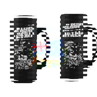 メルボルン オーストラリア お土産 オーストラリア国旗 カンガルーコアラ コーヒーマグ - Kawaiitshirt