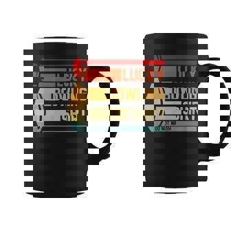 ラッキーボーリングシャツ おもしろボーリングトーナメントボウラーヴィンテージ コーヒーマグ - Kawaiitshirt