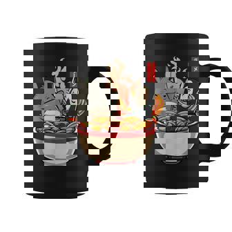 ラーメンプールパーティー かわいい日本アニメヌードルフード コーヒーマグ - Kawaiitshirt