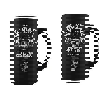 リフトヘビーステイエモジムとフィットネスウエイトリフティング コーヒーマグ - Kawaiitshirt