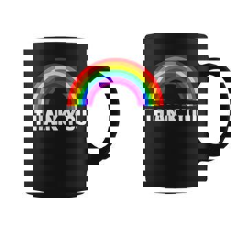 レインボー Thank You コーヒーマグ - Kawaiitshirt