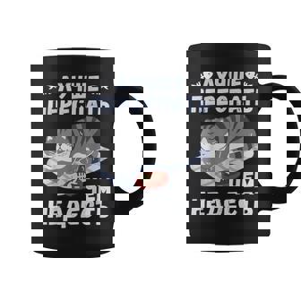 ロシア語の面白い猫のメッセージ「食べ足りないより寝過ぎの方がいい」 コーヒーマグ - Kawaiitshirt