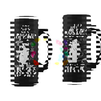 ロッククライミングホールズ クライマー キュート I Love ボルダリングと猫 コーヒーマグ - Kawaiitshirt