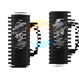 ヴィンテージ バートン オハイオ州サンセットお土産プリント コーヒーマグ - Kawaiitshirt