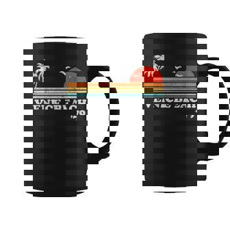 ヴィンテージ ベニス ビーチ カリフォルニア レトロ サンセット サーフィン 70年代のギフト コーヒーマグ - Kawaiitshirt