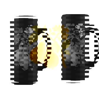 ヴィンテージボタニカル梨アートプリント コーヒーマグ - Kawaiitshirt