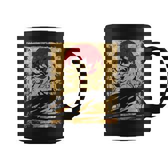 九尾の狐 日本のレトロアート 長袖tシャツ コーヒーマグ - Kawaiitshirt