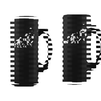 人類の進化 バレーボール バレーボール好き 趣味 おもしろ バレーボール部 ビーチバレー バレー好き コーヒーマグ - Kawaiitshirt