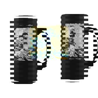 大波 北斎 名画 レトロ コーヒーマグ - Kawaiitshirt