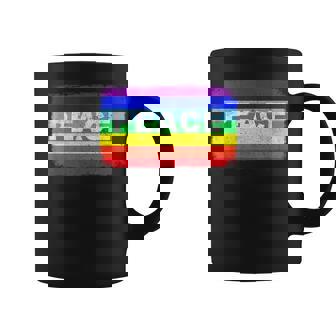 平和 シンボル 国旗 色 戦争反対 虹 Peace No Warintage コーヒーマグ - Kawaiitshirt