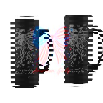 愛国的な弓 アメリカンガーリーシャツ 星条旗アート コーヒーマグ - Kawaiitshirt