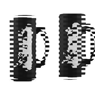 月 漢字 一文字 ムーン ルナ シンプル 黒 他カラー メンズ レディース 大きいサイズ 筆文字 コーヒーマグ - Kawaiitshirt