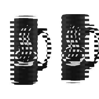 温泉マーク・白 ホワイト（アイラブ 温泉／お風呂 大好き）銭湯 サウナ 記号 お土産 旅行 面白 コーヒーマグ - Kawaiitshirt