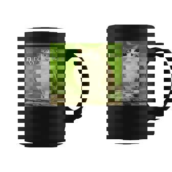 猫 フクロウ 面白い 呪われた Hello Bro Brainrot Meowl Hiro Meme コーヒーマグ - Kawaiitshirt