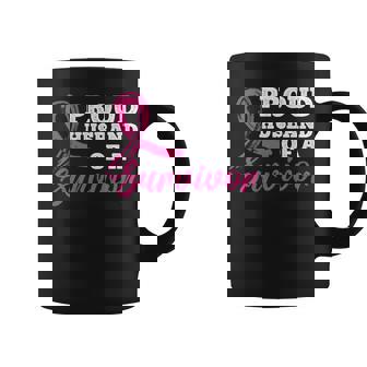 生存者の乳がん啓発の誇り高き夫。 長袖tシャツ コーヒーマグ - Kawaiitshirt