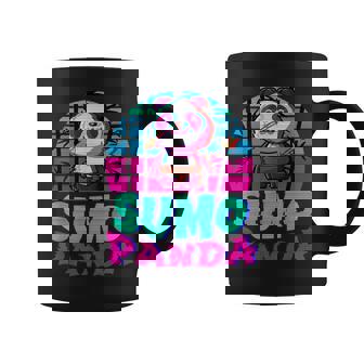 相撲パンダ力士ベーパーウェーブ和風美学 コーヒーマグ - Kawaiitshirt