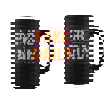 素晴らしいフェイクイットデイリーステートメントエンブレム。 コーヒーマグ - Kawaiitshirt