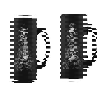 聖なる聖母マリア 神の母 不気味な思い出 森の頭蓋骨 コーヒーマグ - Kawaiitshirt