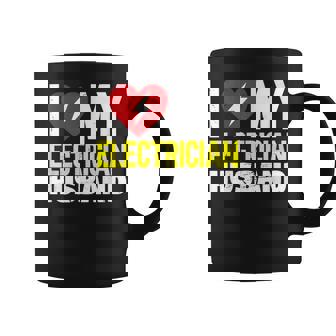 電気技師の夫が大好き コーヒーマグ - Kawaiitshirt