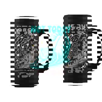 面白いptsd啓発リラックス猫は今日ではありません コーヒーマグ - Kawaiitshirt