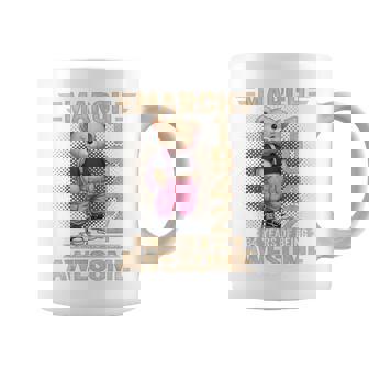 1942年3月 84歳の誕生日 84歳のテディベア Being Awesome コーヒーマグ - Kawaiitshirt